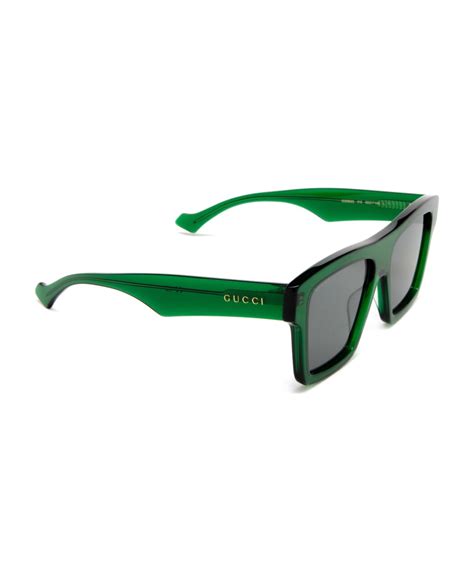 designer inspired gucci sunglasses 2909 s|GUCCI Acetate Rectangle Sunglasses GG0962S Green.